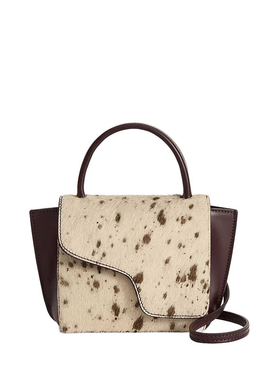 ATP Atelier - Montalcino Mandorla/Walnut Printed Mini Cow/Vacchetta - mode trends - mandorla/walnut - 0