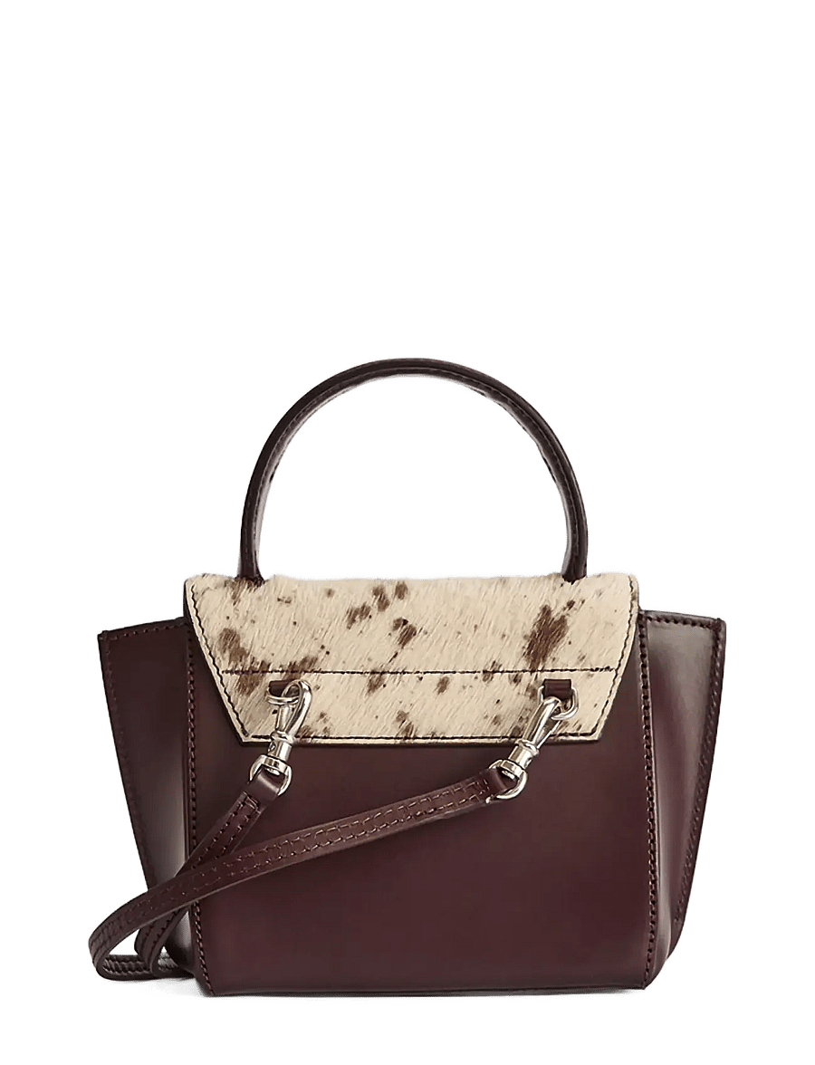 ATP Atelier - Montalcino Mandorla/Walnut Printed Mini Cow/Vacchetta - mode trends - mandorla/walnut - 1