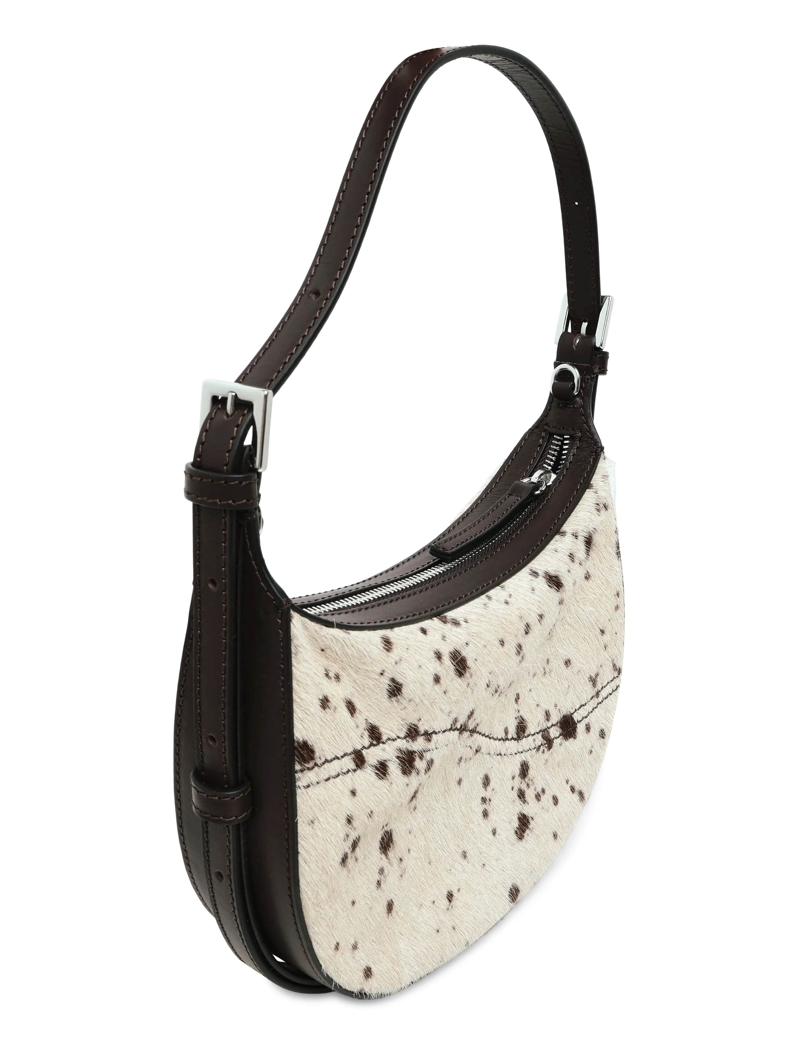 ATP Atelier - Silea Mandorla/Walnut Printed Mini Cow/Vacchetta - fashion trends - mandorla/walnut - 2