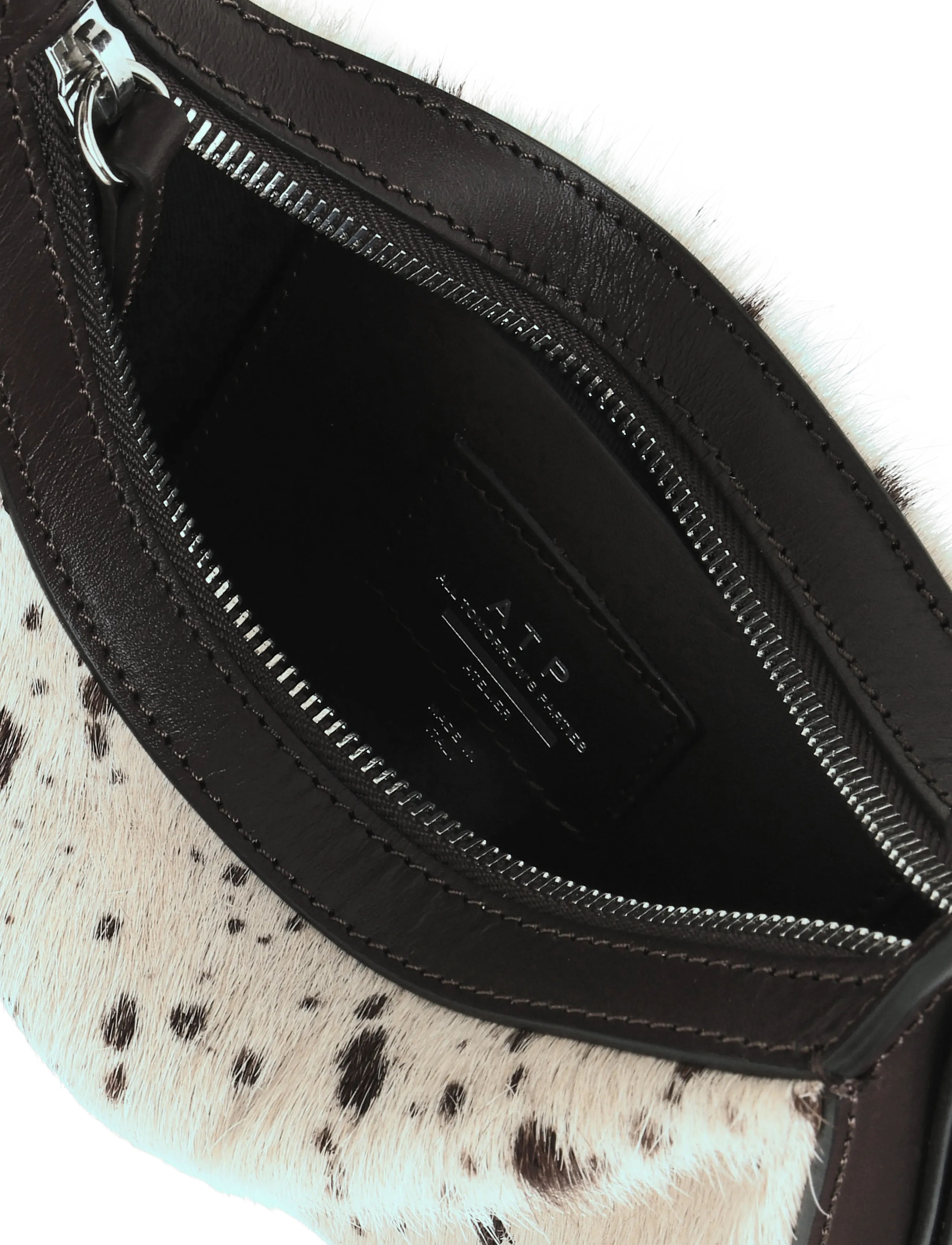 ATP Atelier - Silea Mandorla/Walnut Printed Mini Cow/Vacchetta - fashion trends - mandorla/walnut - 3