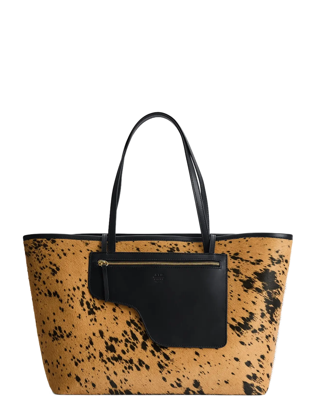 ATP Atelier Eraclea Cannella/Black Printed Mini Cow/Vacchetta - Kotid - CANNELLA/BLACK / multi