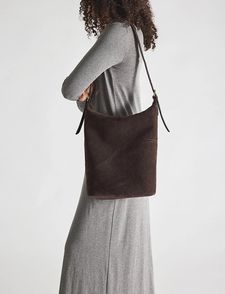 ATP Atelier - Tolve Walnut Suede - fashion trends - walnut - 0