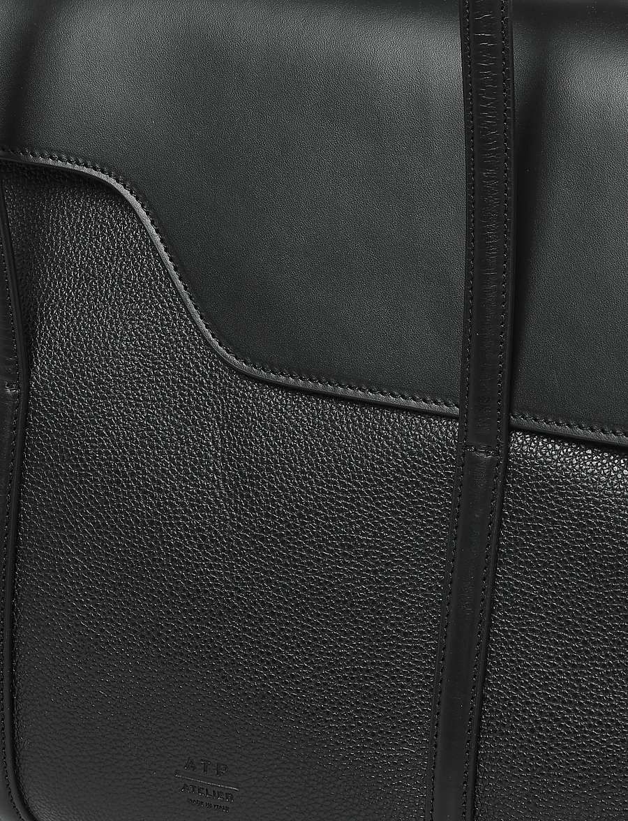 ATP Atelier - Abriola Black Grained Calf/Vacchetta - moetrendid - black - 3