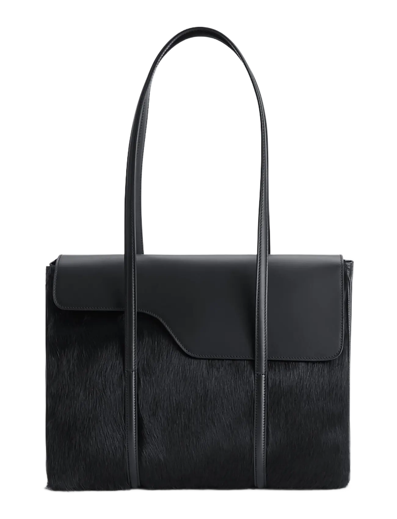 ATP Atelier Abriola Black Pony/Vacchetta - Kotid - BLACK / black