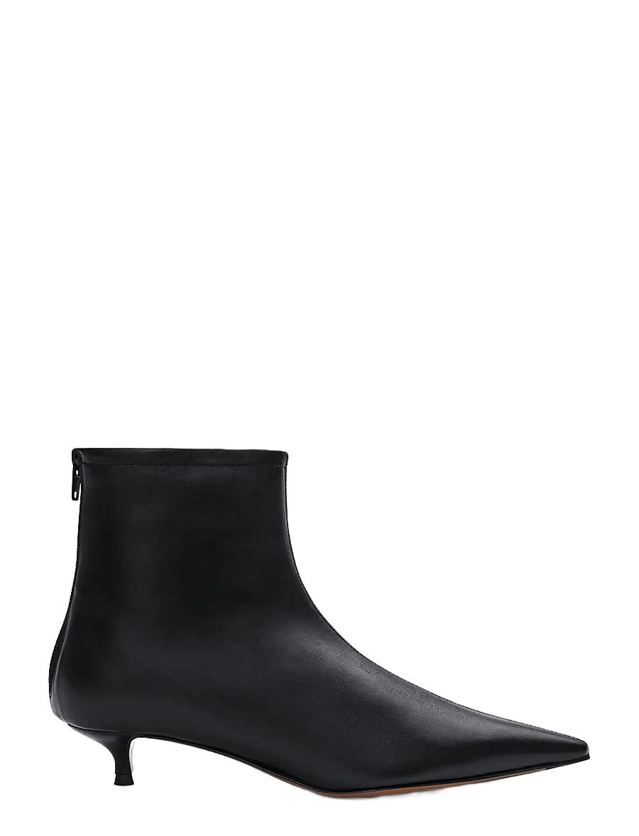 ATP Atelier - Melfi Black Shiny Nappa - enkellaarsjes met hak - black - 1