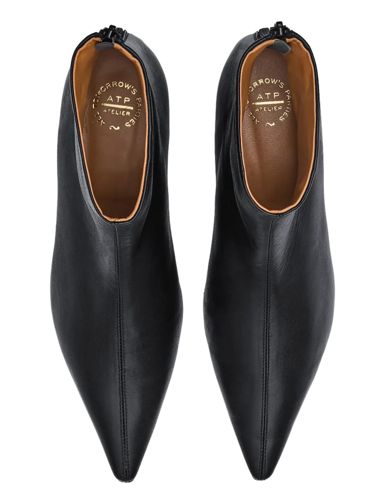 ATP Atelier - Melfi Black Shiny Nappa - stövletter - black - 3