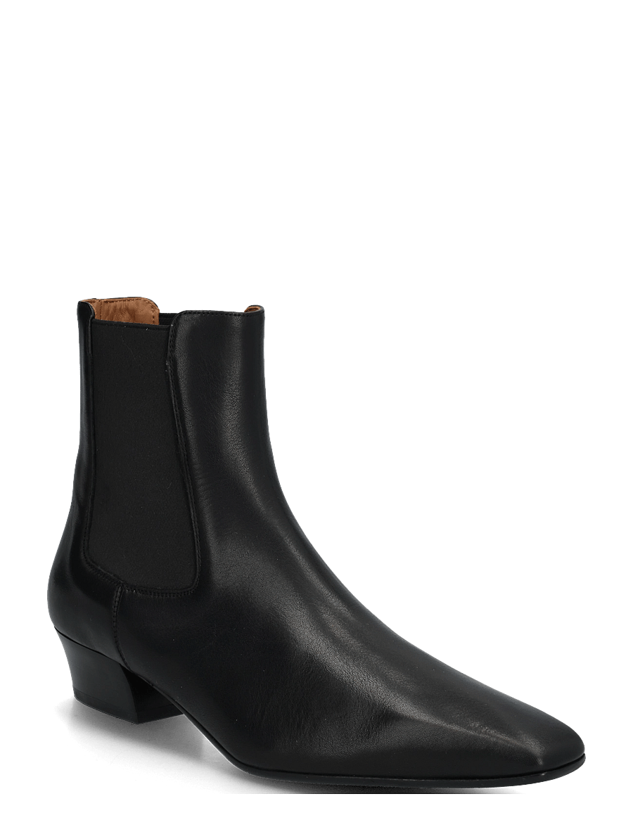 ATP Atelier - Nemoli Black Calf - kontsaga poolsaapad - black - 0