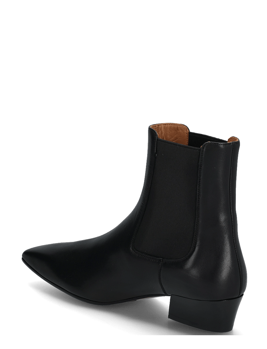 ATP Atelier - Nemoli Black Calf - kontsaga poolsaapad - black - 1
