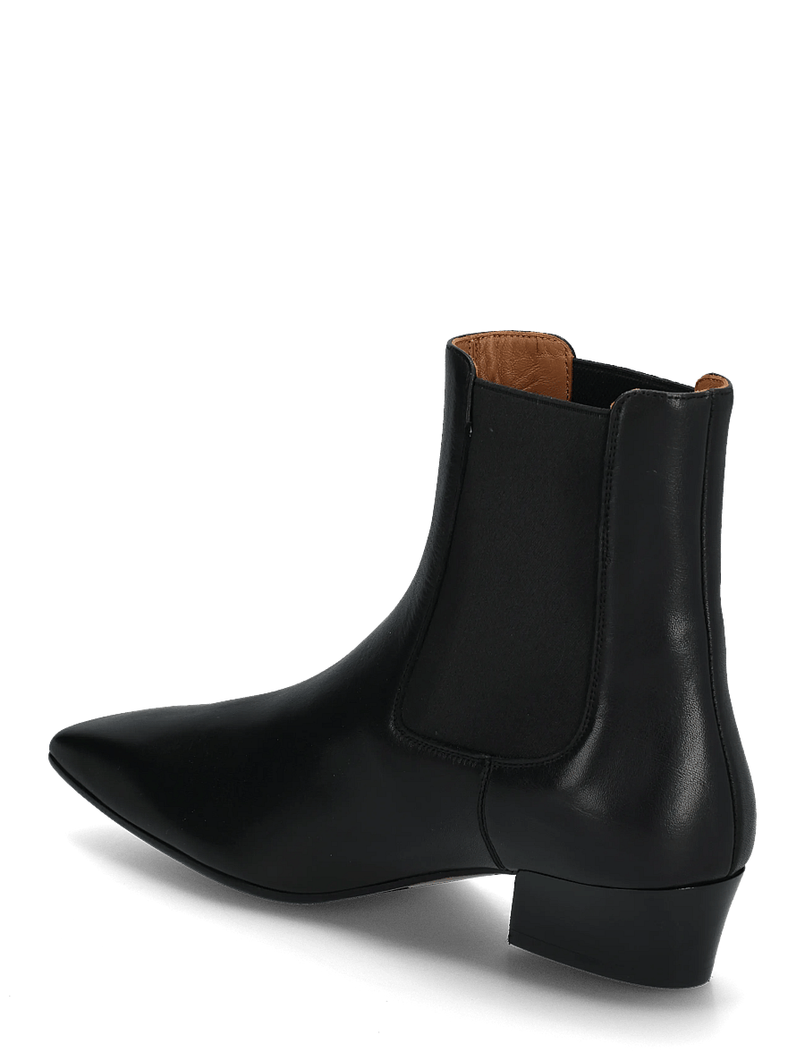 ATP Atelier - Nemoli Black Calf - heeled ankle boots - black - 1