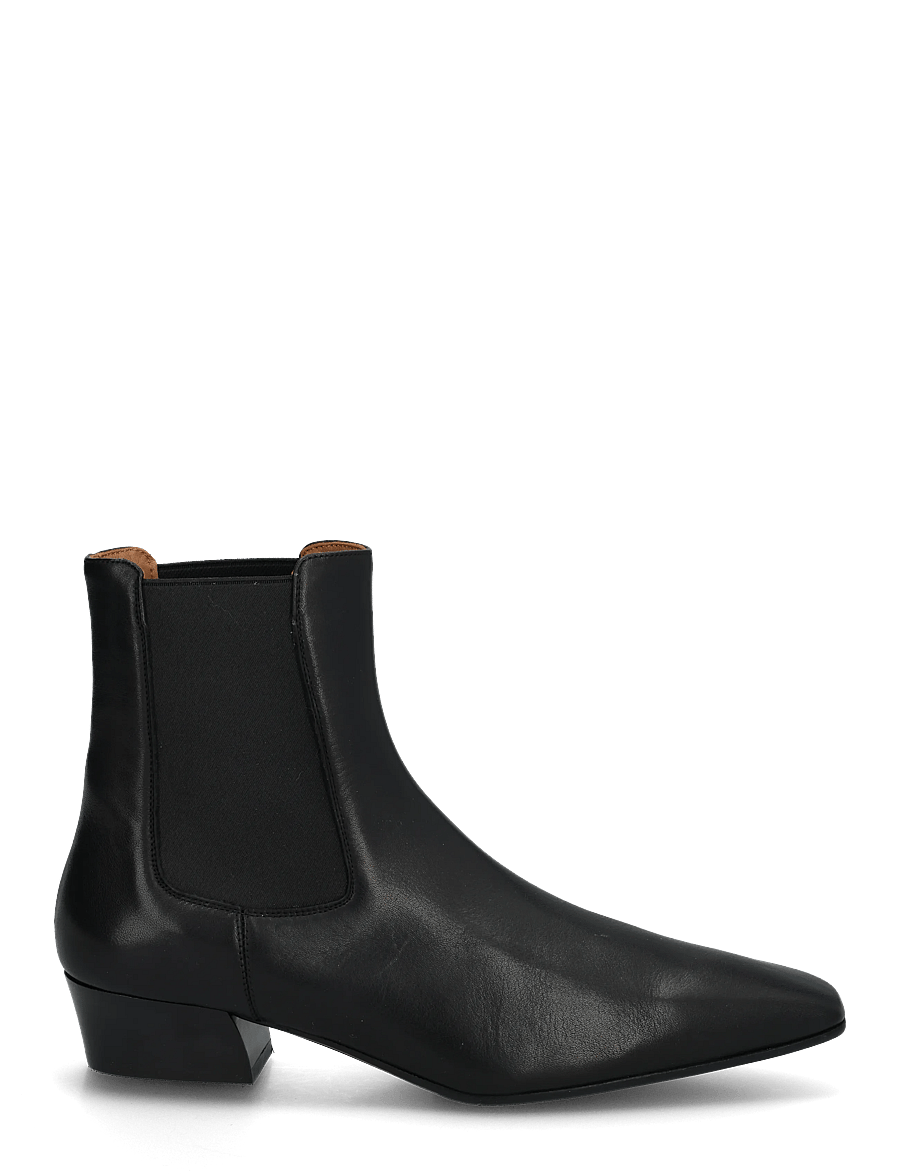 ATP Atelier - Nemoli Black Calf - heeled ankle boots - black - 2