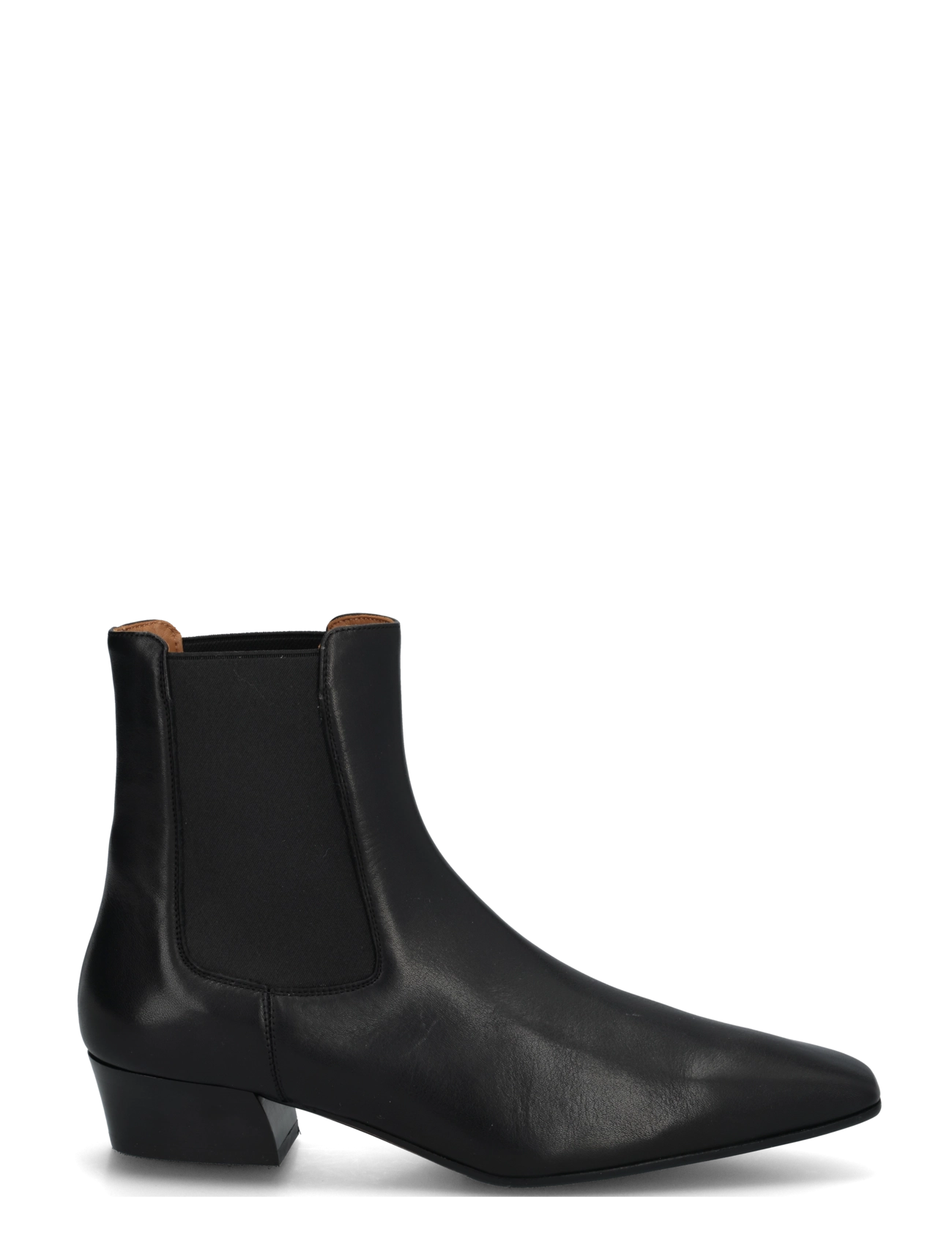 ATP Atelier - Nemoli Black Calf - kontsaga poolsaapad - black - 2