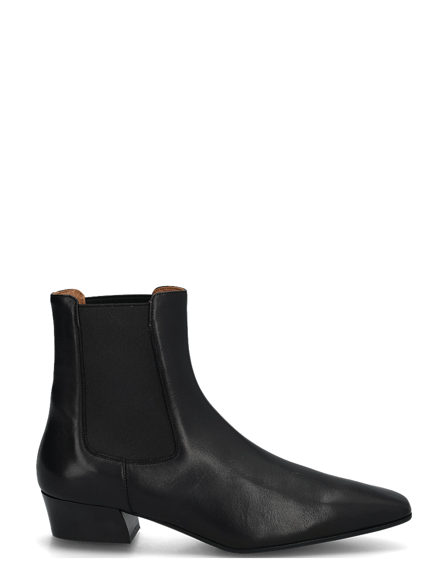 ATP Atelier - Nemoli Black Calf - kontsaga poolsaapad - black - 2