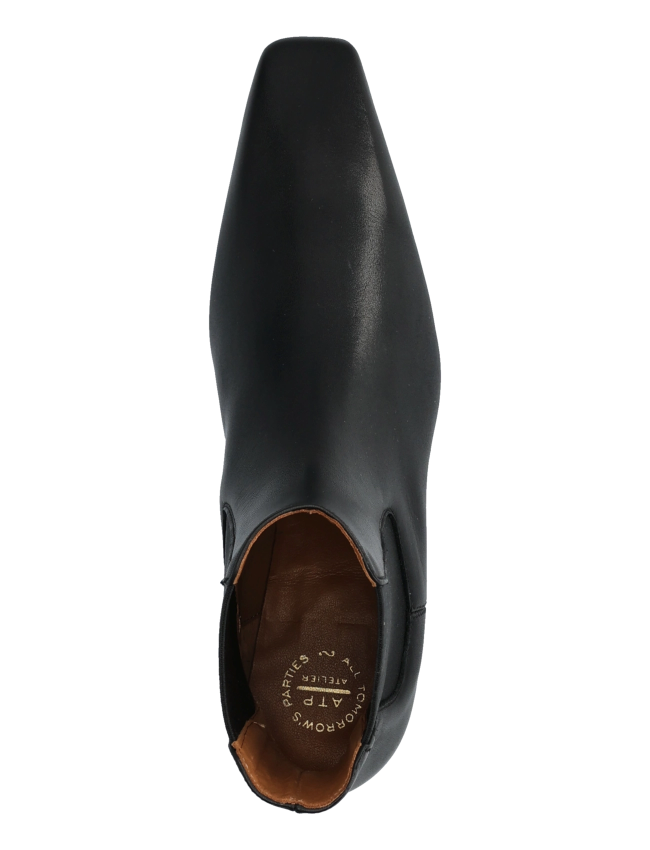 ATP Atelier - Nemoli Black Calf - kontsaga poolsaapad - black - 3