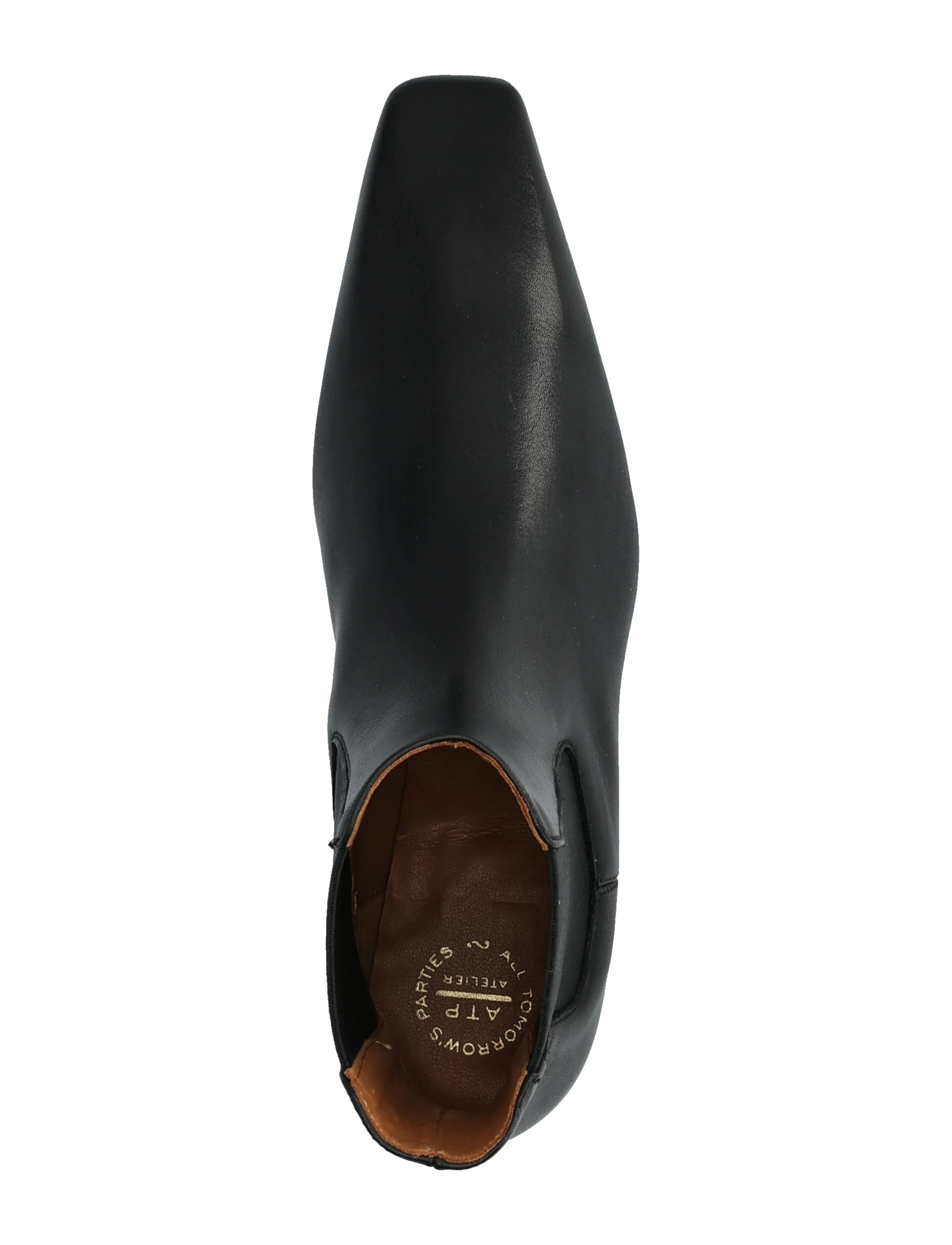 ATP Atelier - Nemoli Black Calf - heeled ankle boots - black - 3