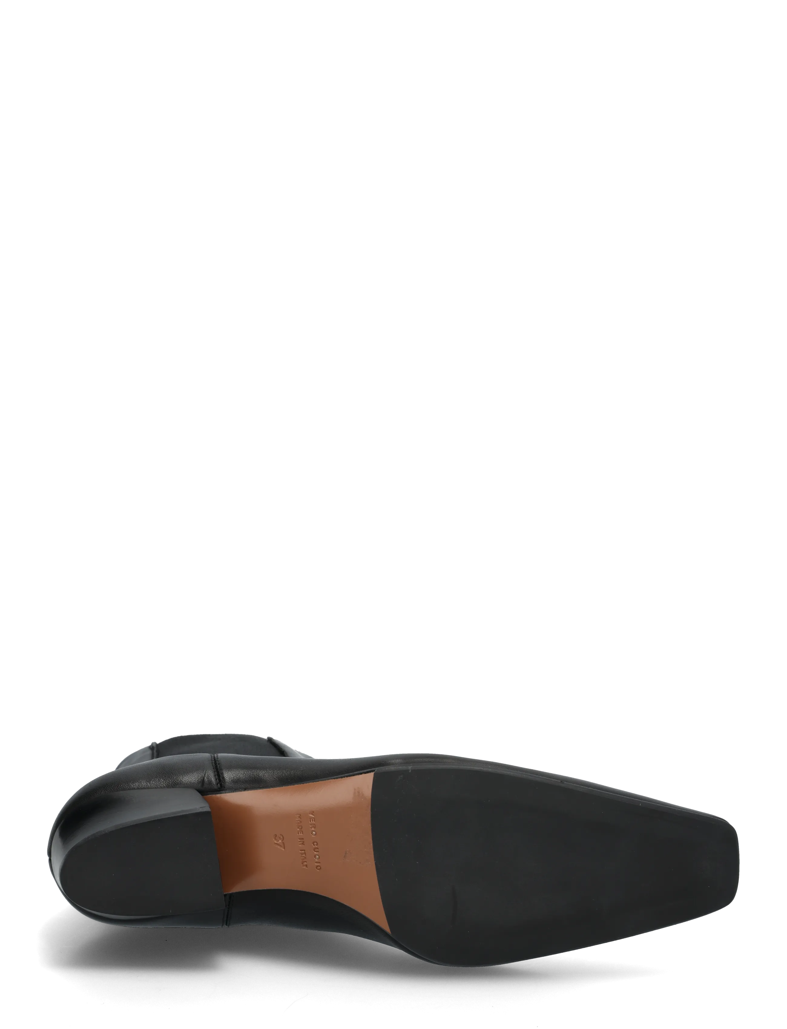 ATP Atelier - Nemoli Black Calf - heeled ankle boots - black - 4