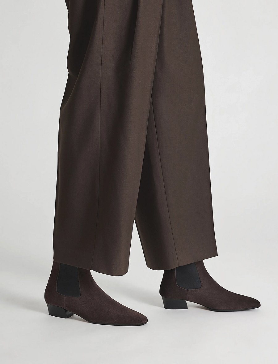 ATP Atelier - Nemoli Walnut Suede - stövletter - walnut - 0
