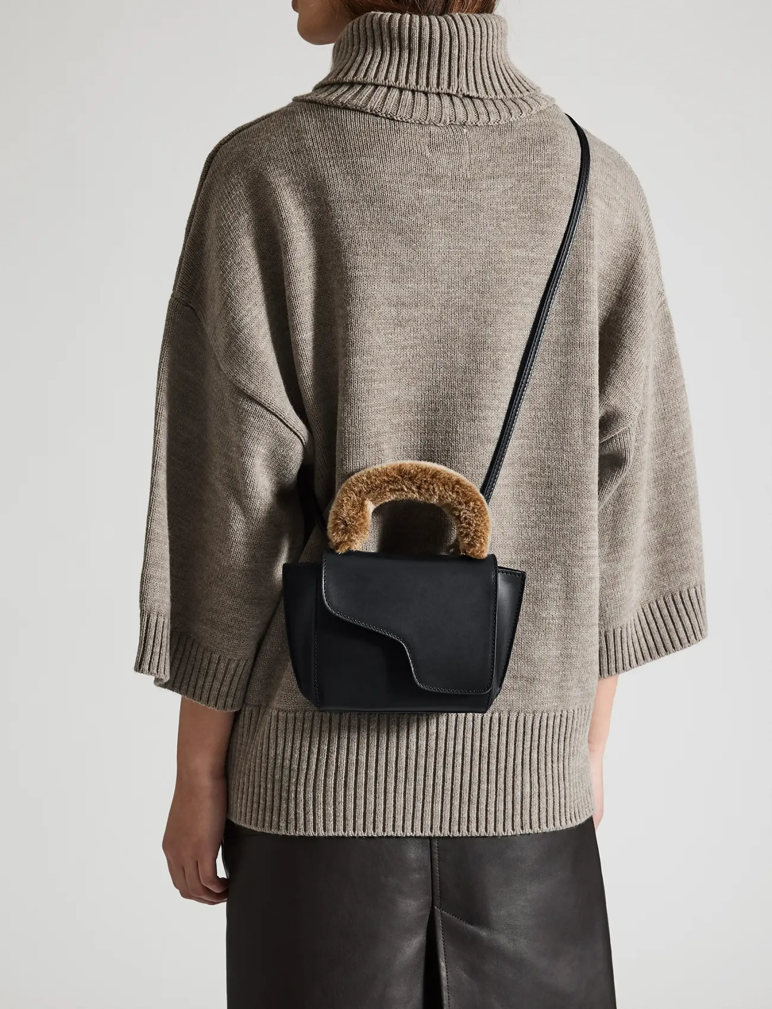 ATP Atelier - Montalcino Black/Orsetto Vacchetta/Shearling - fashion trends - black/orsetto - 0