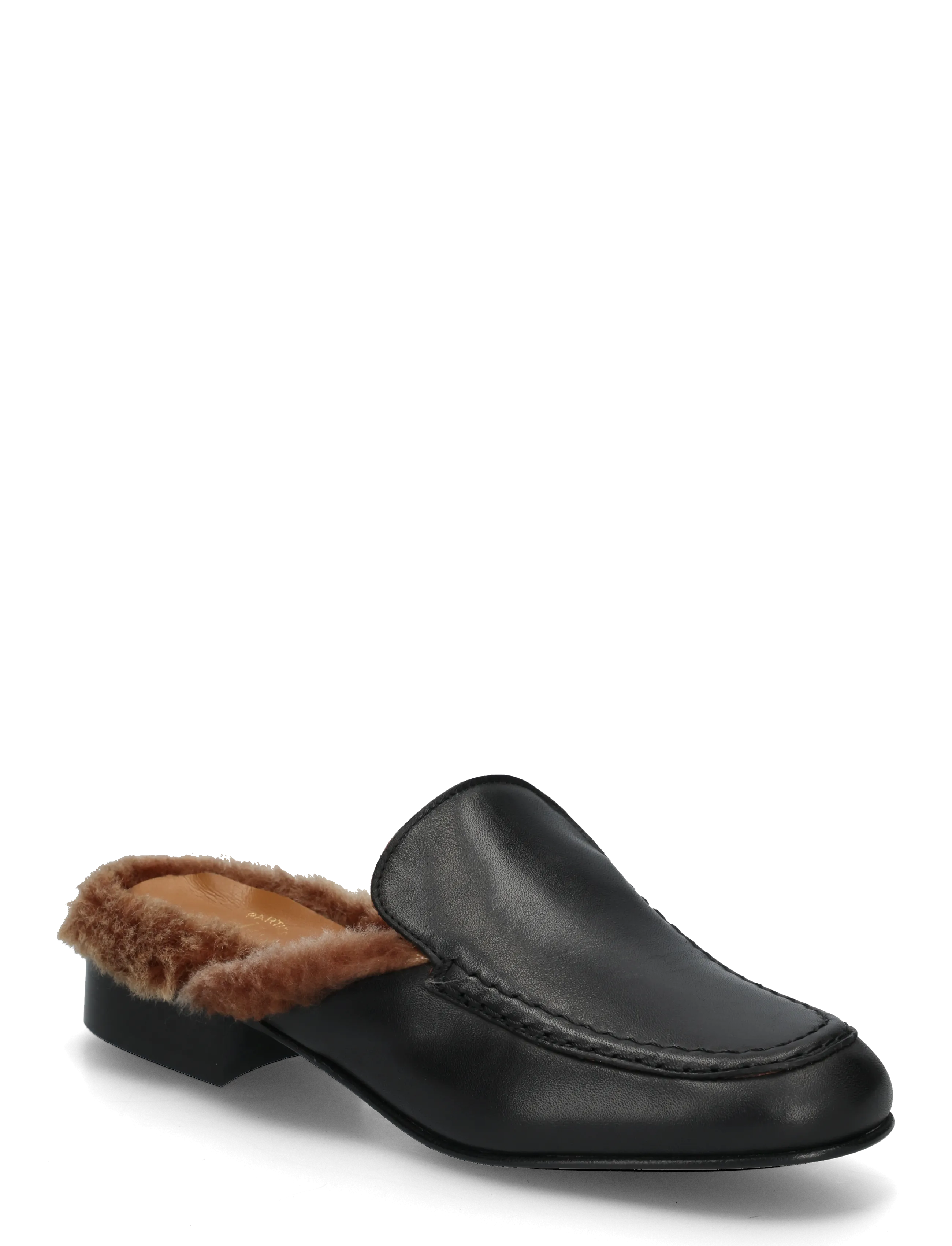 ATP Atelier Stibbio Black/Orsetto Calf/Shearling - Mules - BLACK/ORSETTO / black