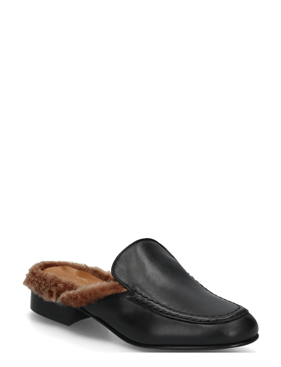 ATP Atelier - Stibbio Black/Orsetto Calf/Shearling - madalad muula-kingad - black/orsetto - 1