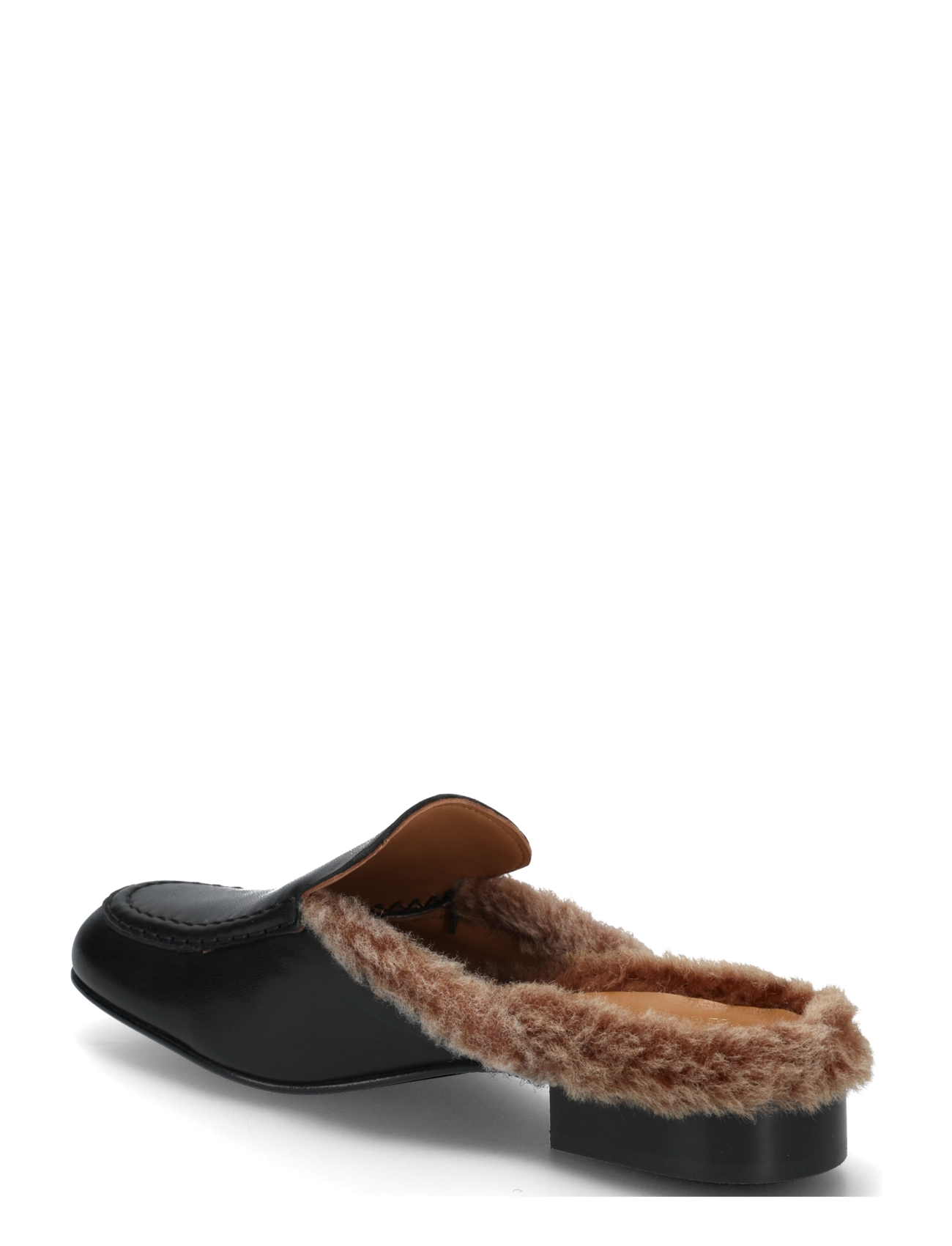 ATP Atelier - Stibbio Black/Orsetto Calf/Shearling - madalad muula-kingad - black/orsetto - 2