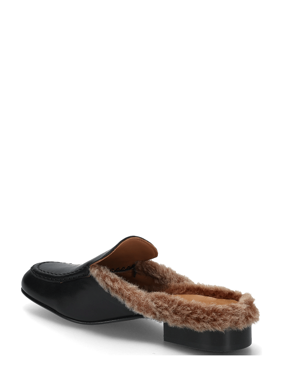 ATP Atelier - Stibbio Black/Orsetto Calf/Shearling - madalad muula-kingad - black/orsetto - 2