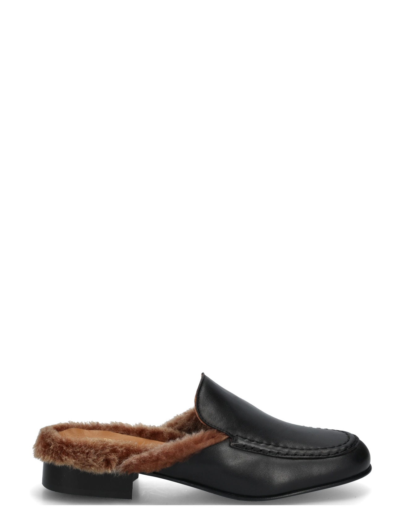 ATP Atelier - Stibbio Black/Orsetto Calf/Shearling - madalad muula-kingad - black/orsetto - 3