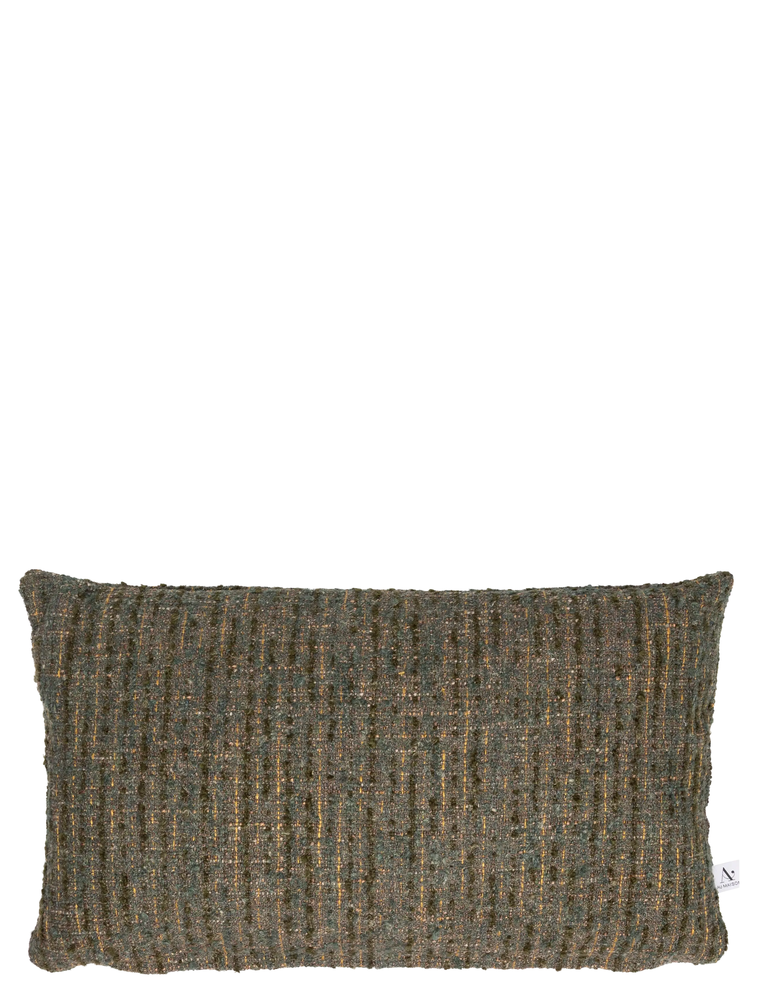 Au Maison Kudde med fyllning, Mélange-Pine, 30x50 cm - Textilier - PINE / green