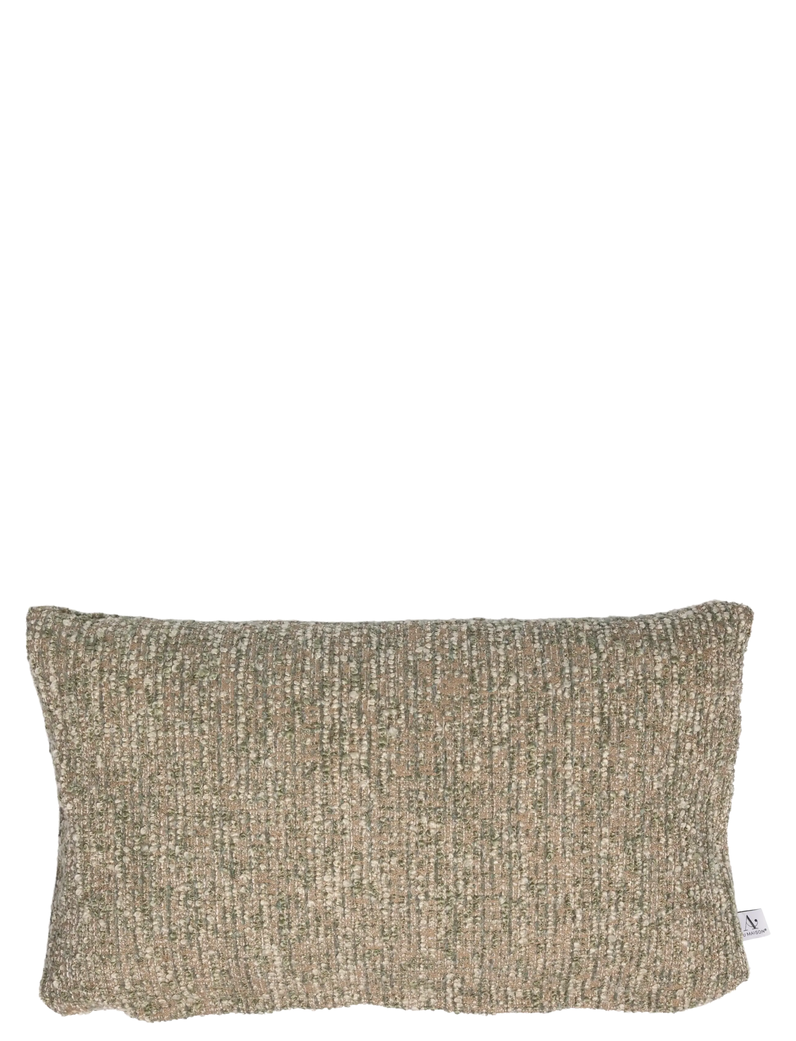 Au Maison Kudde med fyllning, Pebble-Verte, 30x50 cm - Textilier - VERTE / khaki/green