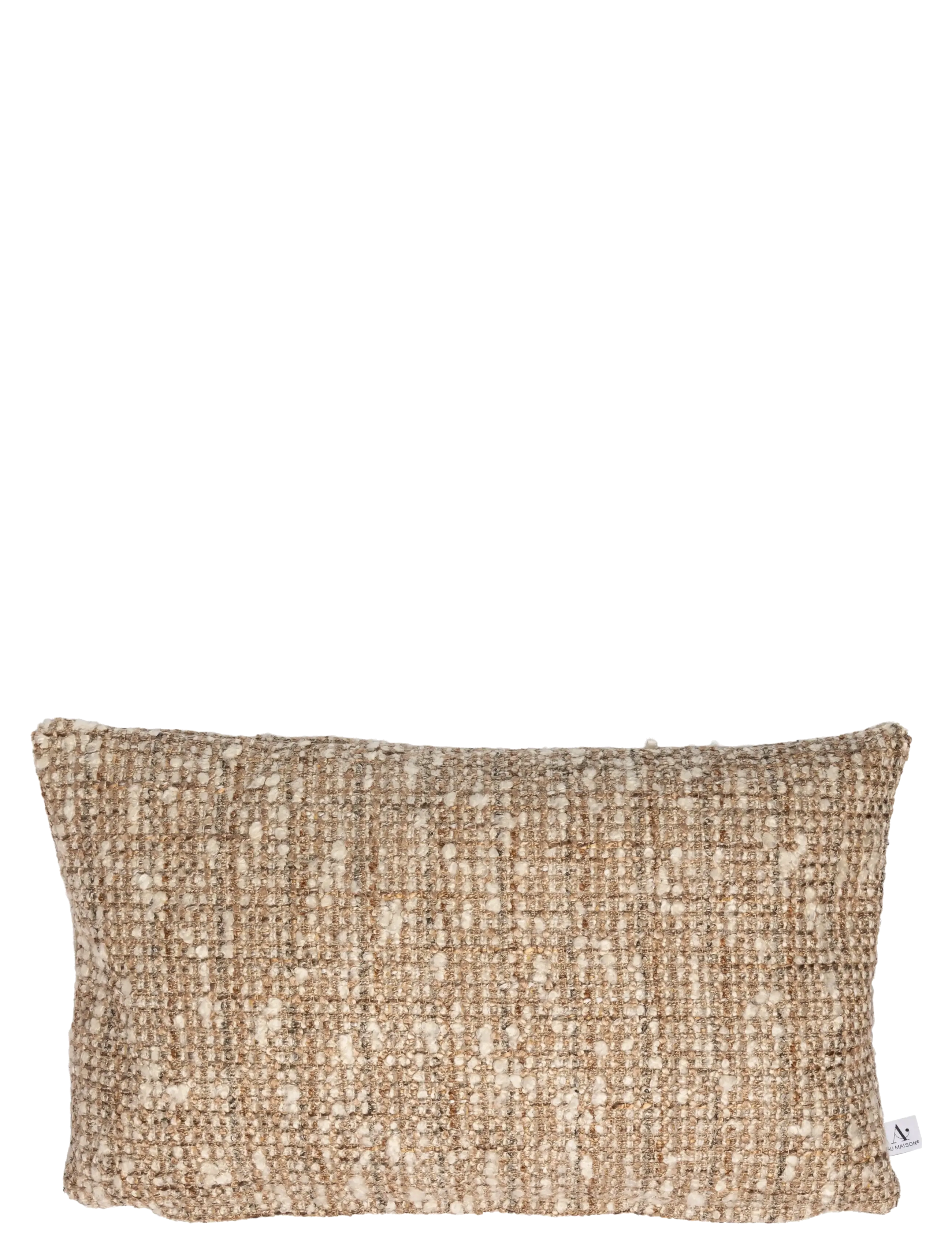 Au Maison Kudde med fyllning, Heavy Tweed-Sand, 30x50 cm - Textilier - 1 / beige