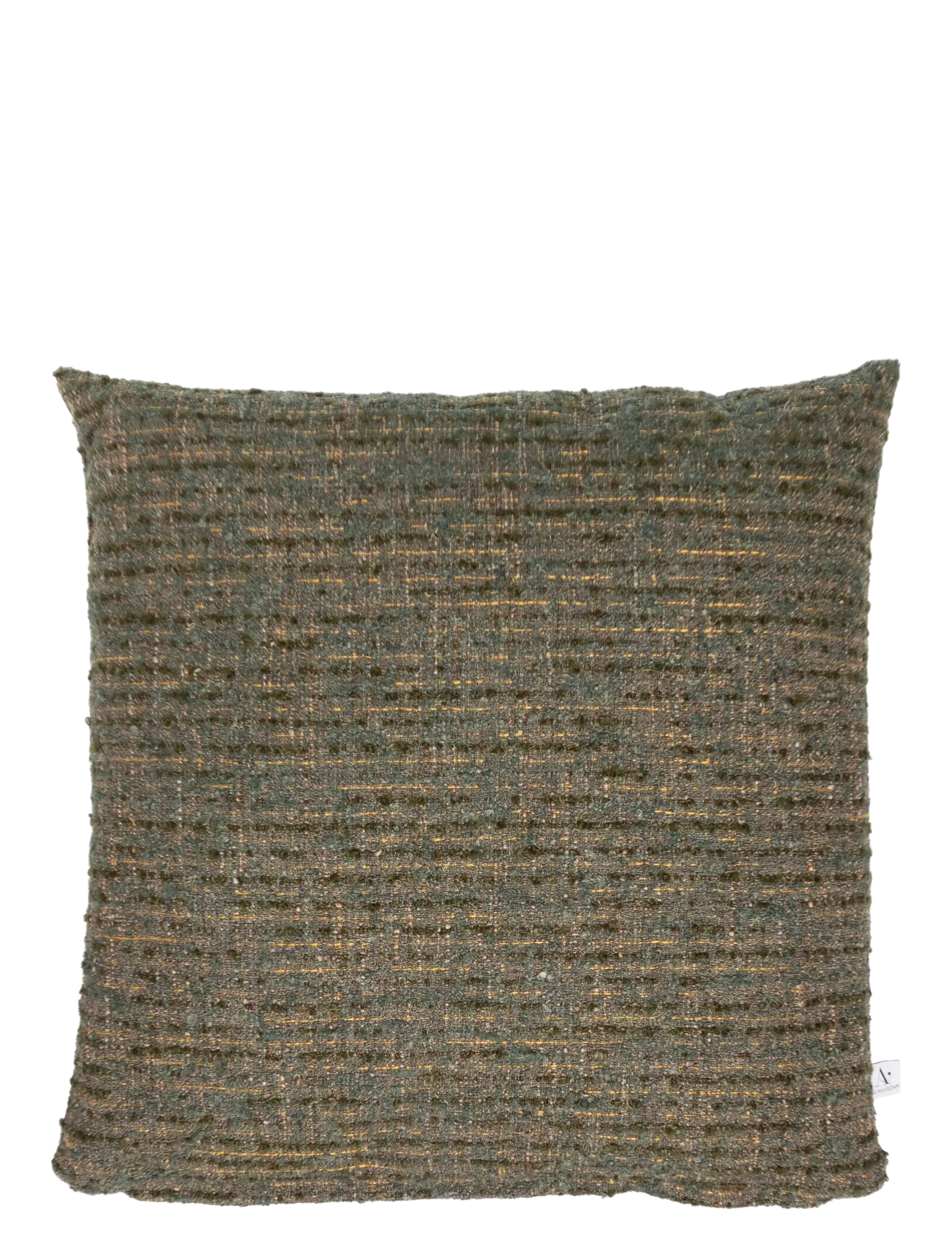 Au Maison Kudde med fyllning, Mélange-Pine, 50x50 cm - Textilier - PINE / green