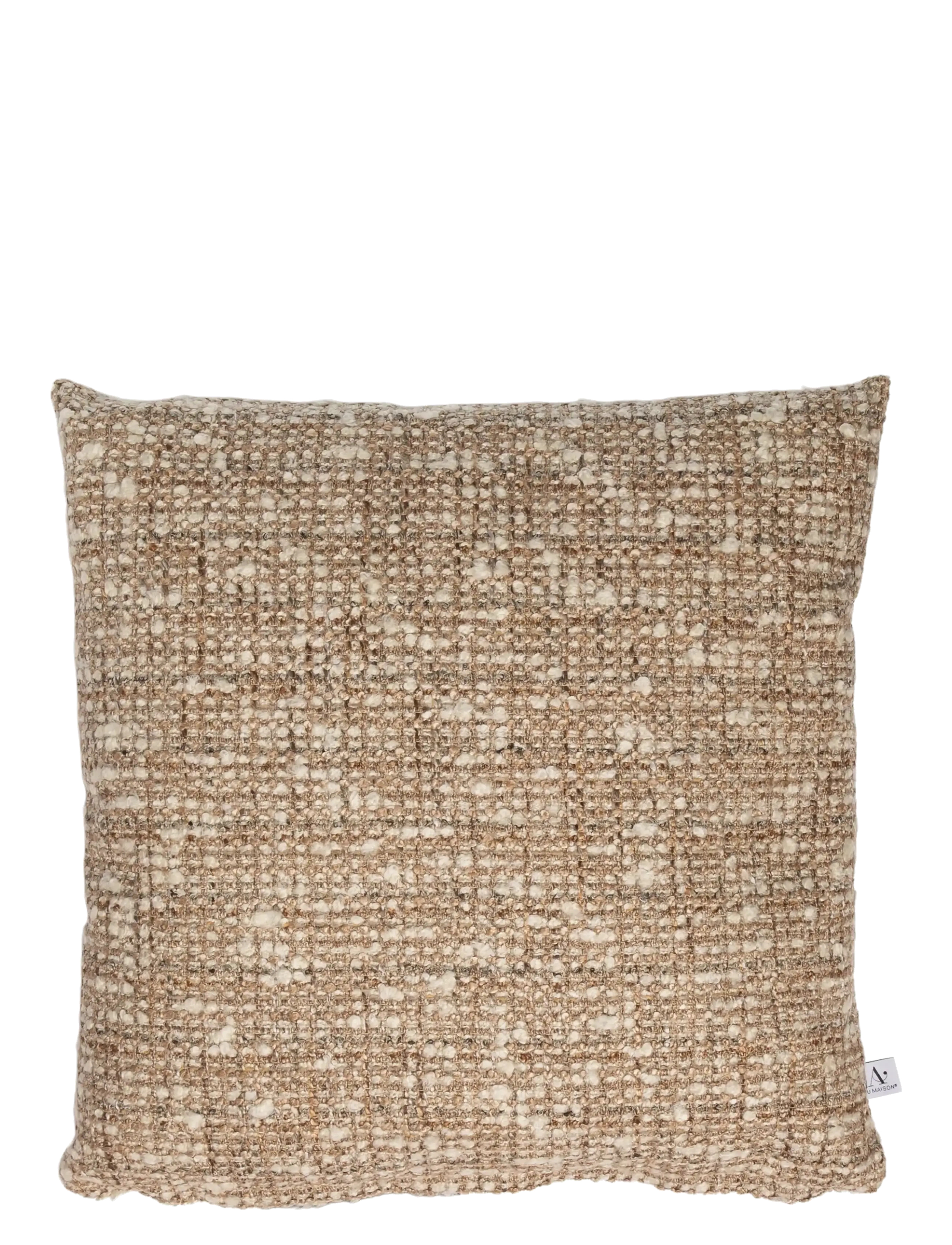Au Maison Kudde med fyllning, Heavy Tweed-Sand, 50x50 cm - Julklappar - 1 / beige
