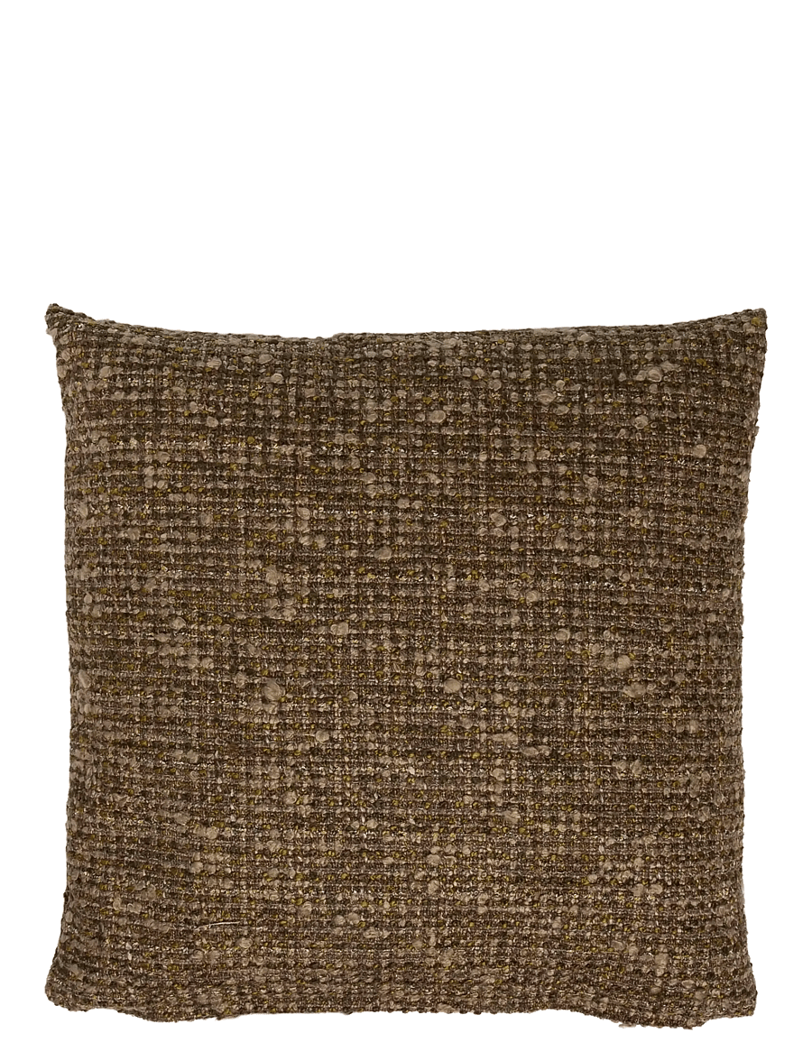 Au Maison - Cushion w/filling, Heavy Tweed-Olive, 50x50 cm - dekoratyvinės pagalvėlės - olive - 0