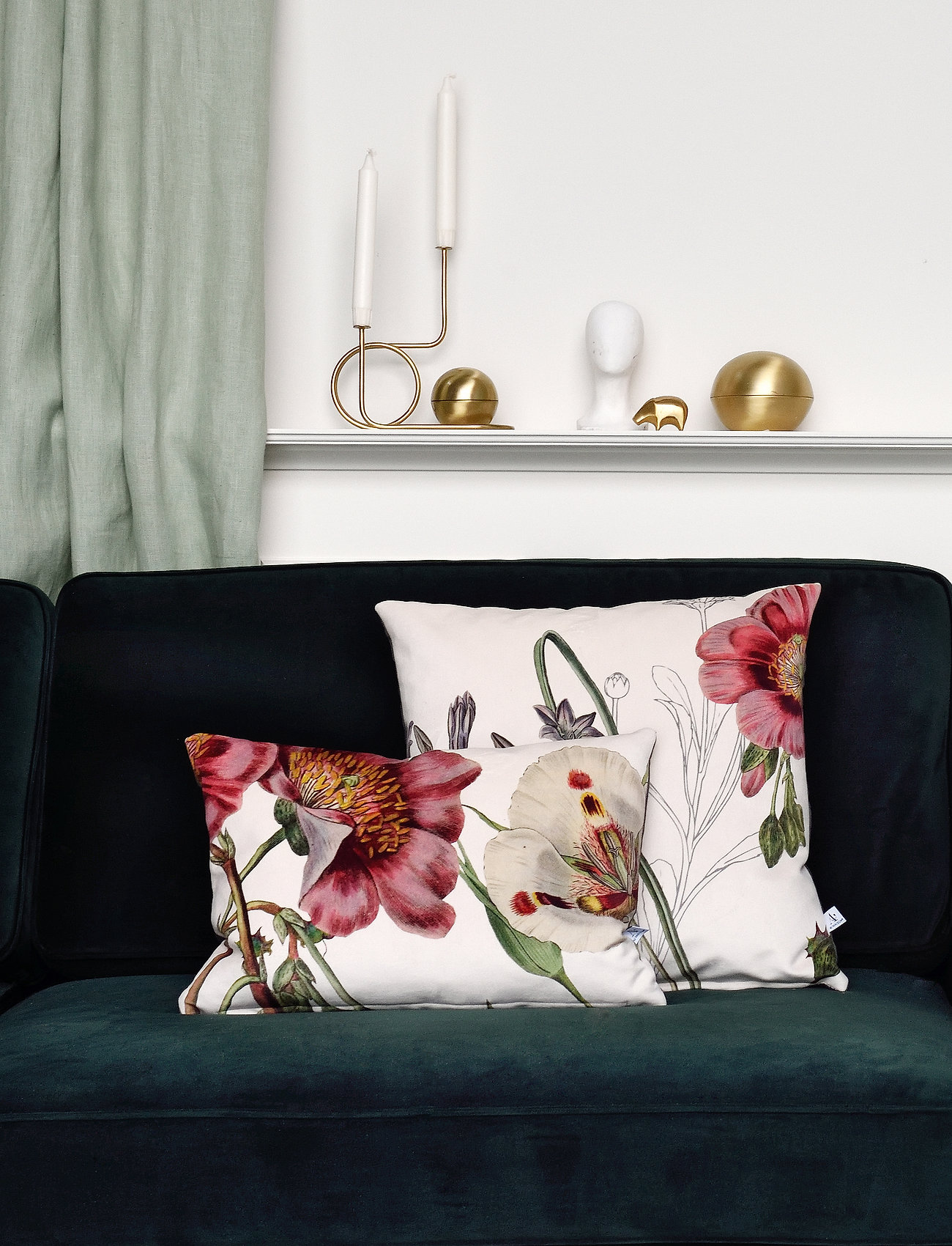Au Maison Pudebetræk-Sommer, 45X45 cm, Cushions & Blankets, Creme - Cushion Covers, Homeware