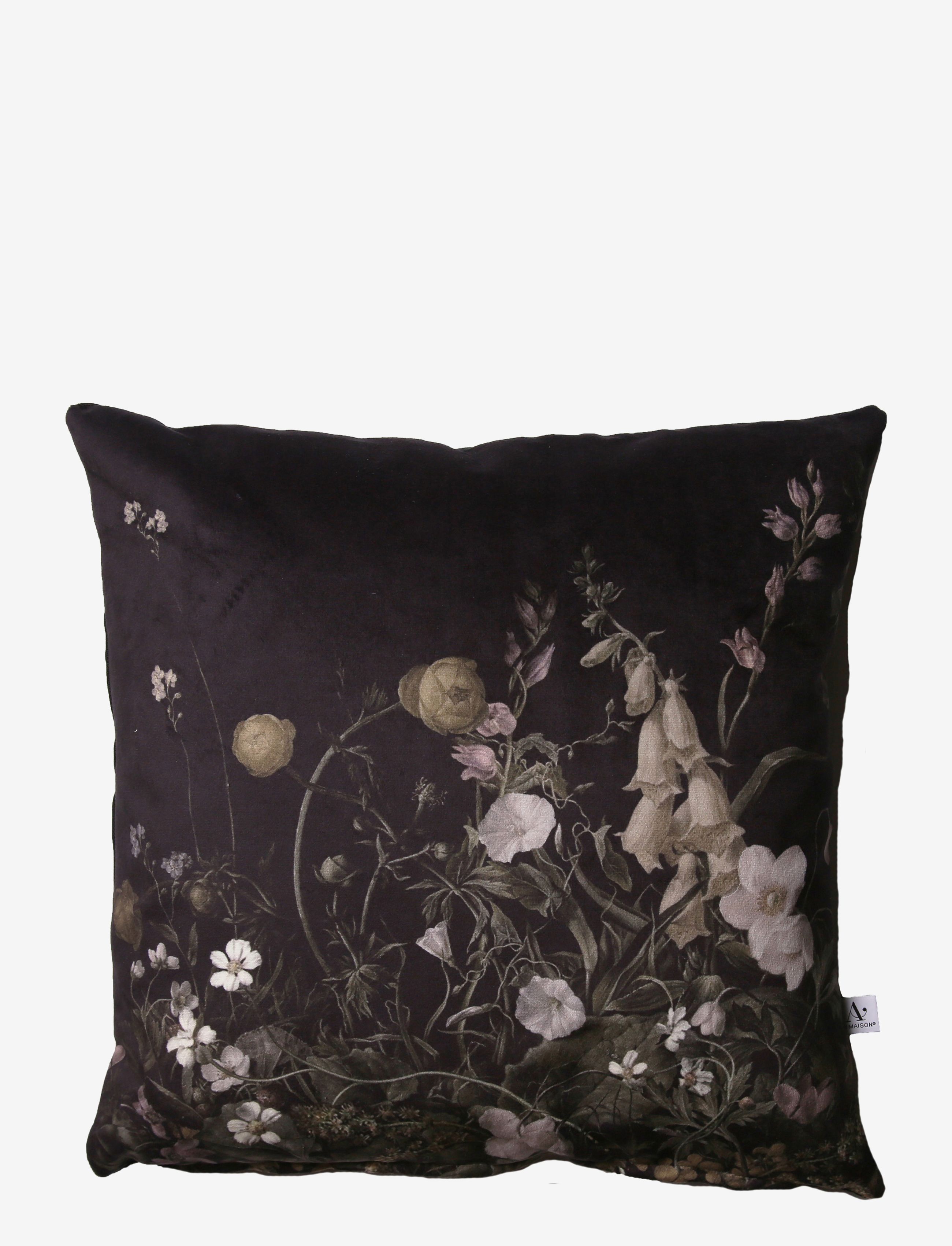 Au Maison Cushion cover Alpine Eryngo - Angebote - BLACK / black