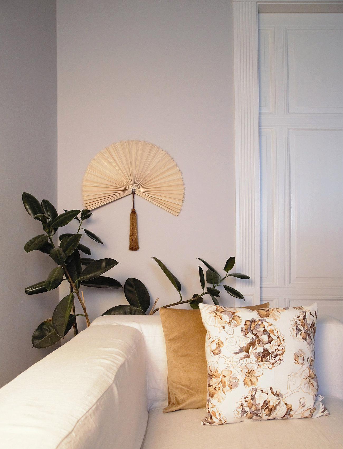 Au Maison - Cushion cover Blossom - dekoratīvas spilvendrānas - creme - 1