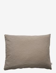 Au Maison - Cushion cover Linen Basic Washed - lägsta priserna - latte - 0
