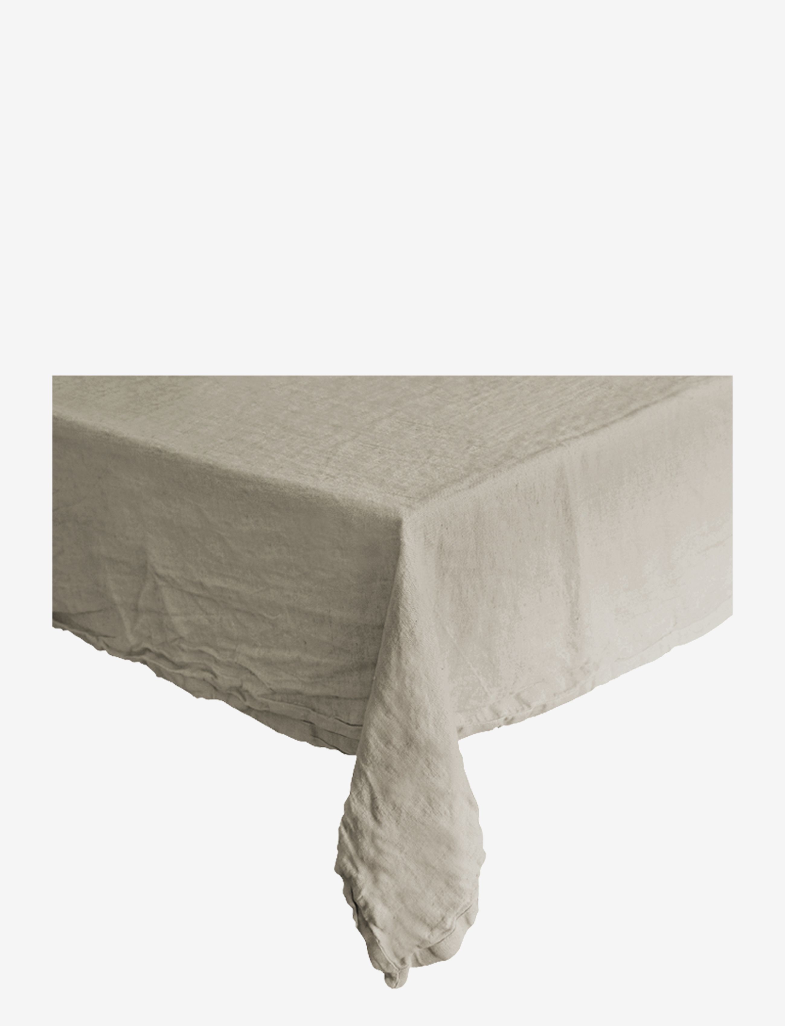 Au Maison Table cloth Linen Basic Washed - Outdoor - LIGHT GREY / beige