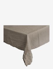Au Maison - Table cloth Linen Basic Washed - tablecloths & runners - latte - 0