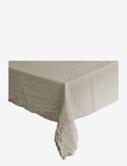 Au Maison - Table cloth Linen Basic Washed - tischdecken & tischläufer - light grey - 0