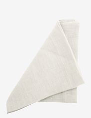 Au Maison - Napkin Linen Basic Washed (set of 4) - tøyservietter - white - 0