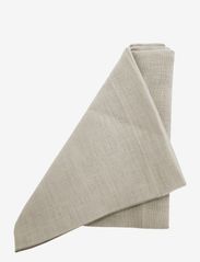Au Maison - Napkin Linen Basic Washed (set of 4) - kankaiset lautasliinat - light grey - 0