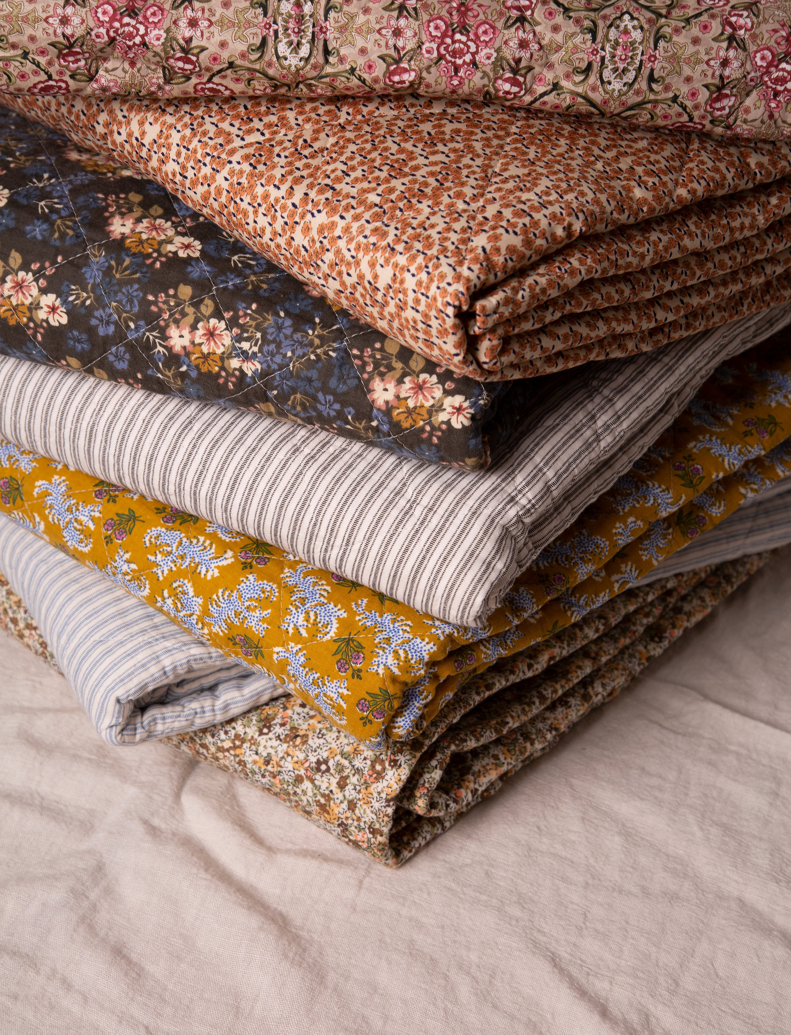 Au Maison - Quilt-Etnisk - laveste priser - dusty blue/white - 3
