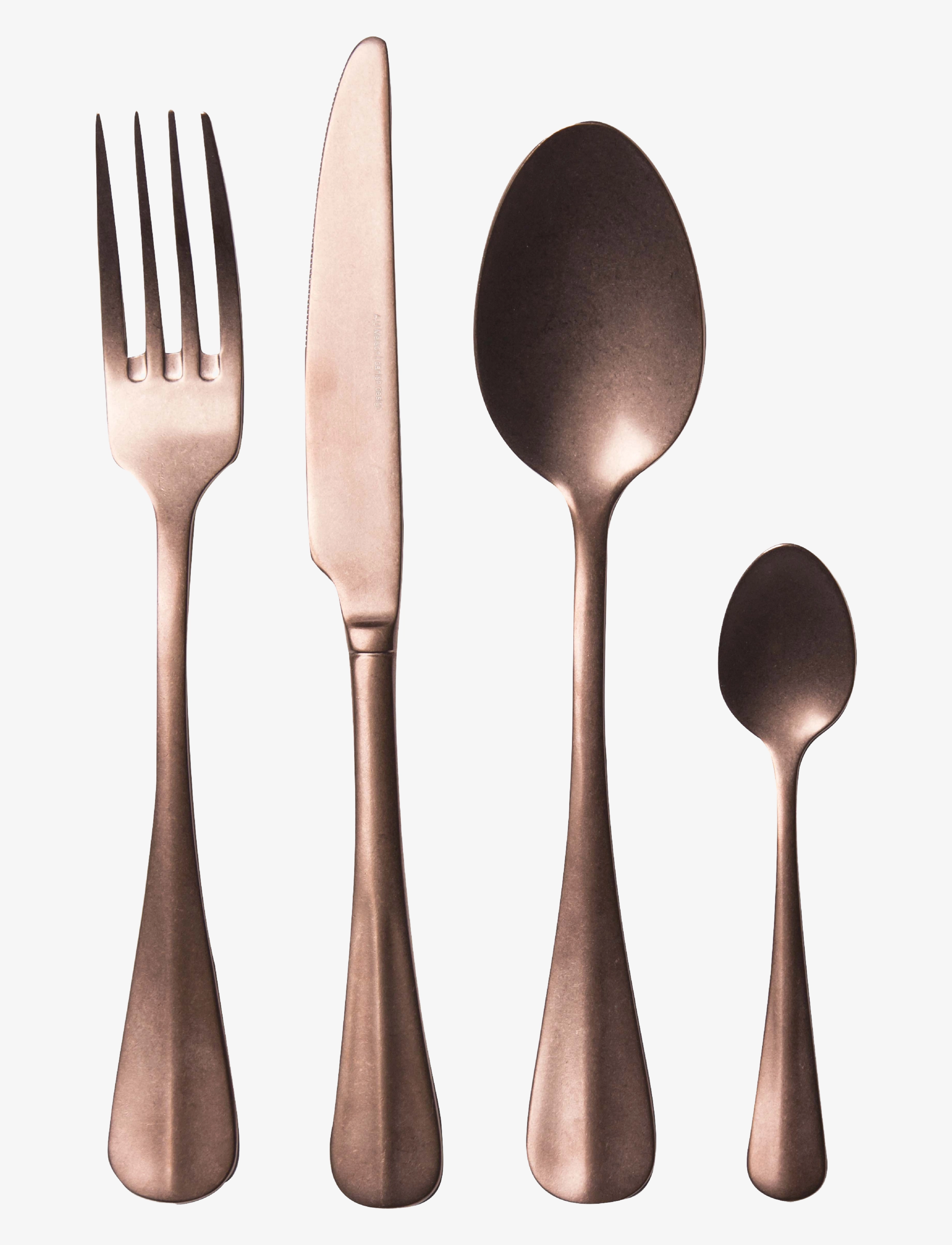 Au Maison Cutlery (set of 4x4) - Borddækning - ROSE GOLD / pink/rose