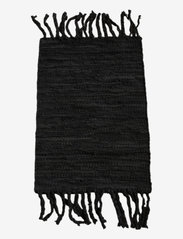 Gulv tæppe-Flettet - BLACK