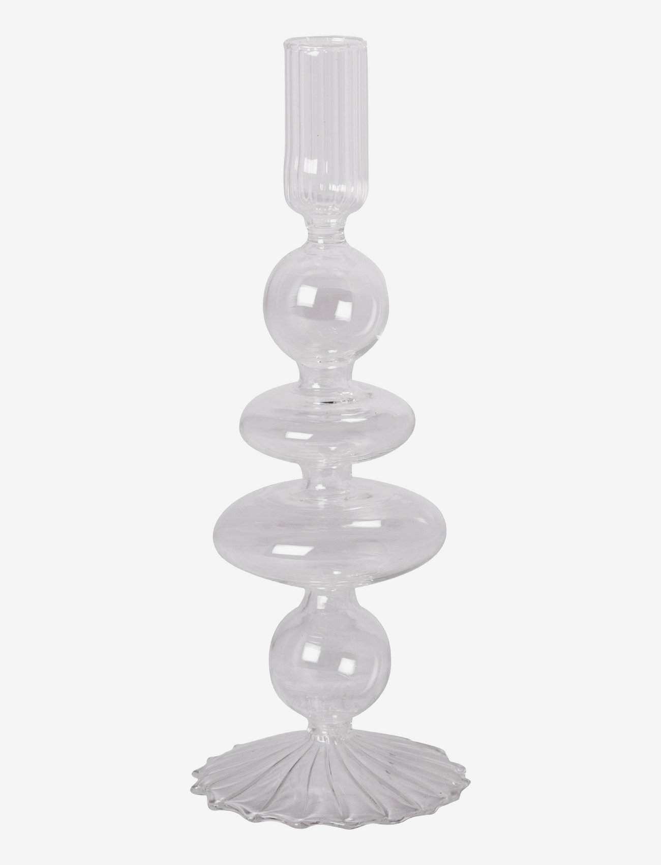 Au Maison - Glass candle holder - zemākās cenas - clear - 0