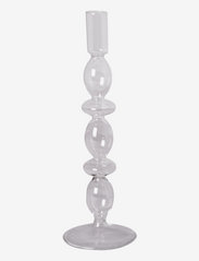 Glass candle holder - CLEAR