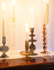Au Maison - Glass candle holder - die niedrigsten preise - clear - 2