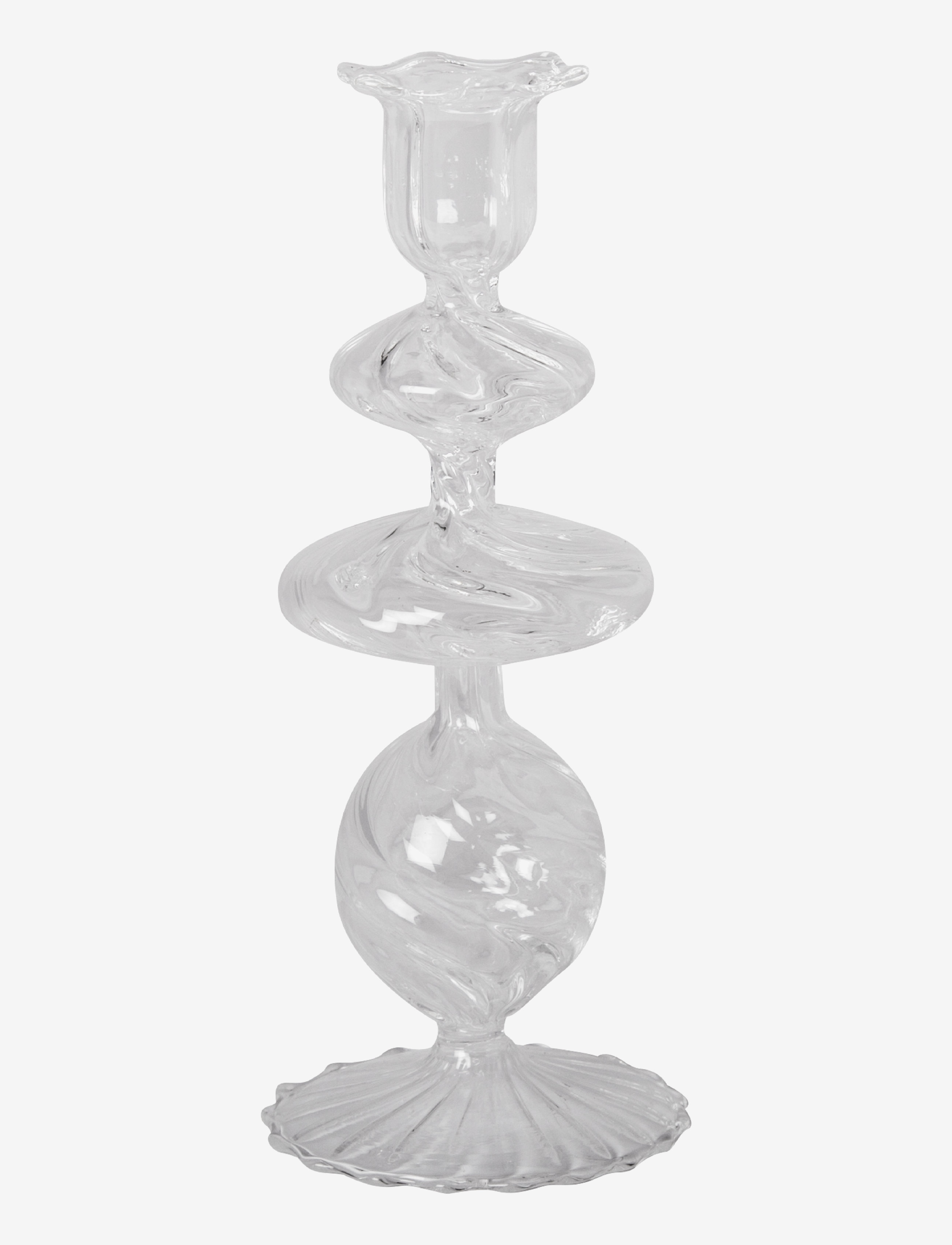 Au Maison Glass candle holder - Home decor - CLEAR / undefined