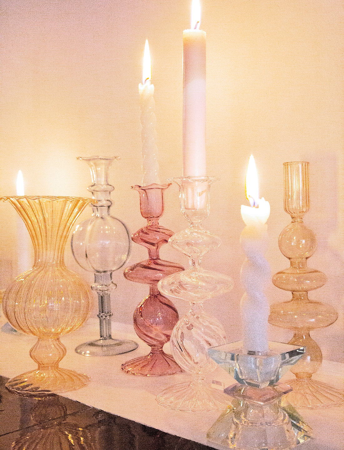 Cheap clear candle online holders