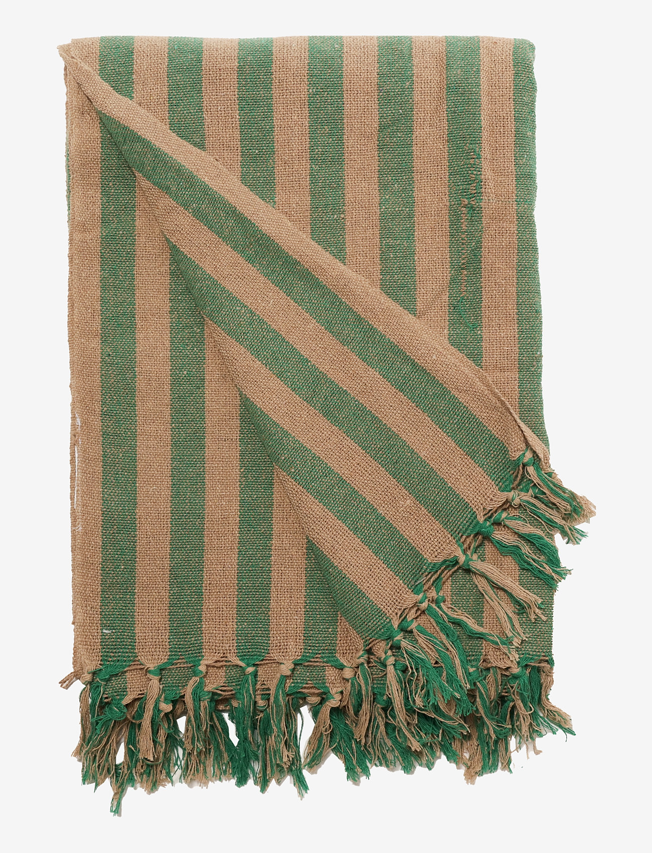 Au Maison - Throw, Stripe - madalaimad hinnad - green/cream - 0